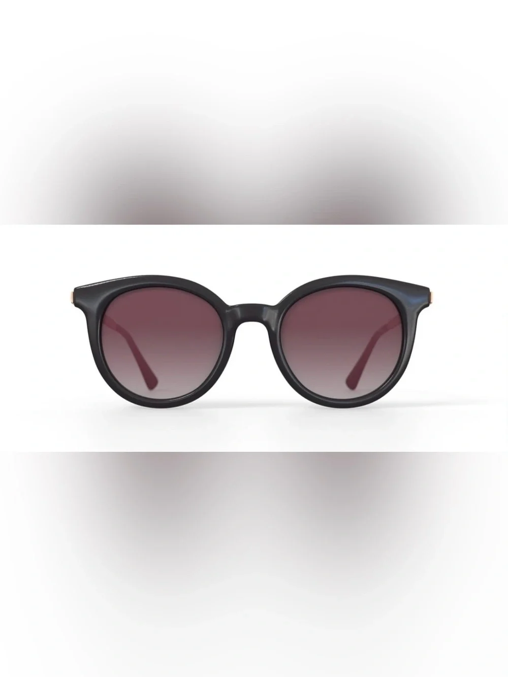 NWT Oscar De La Renta Women’s RX’able Black Rounded Cat Eye Fashion Sunglasses